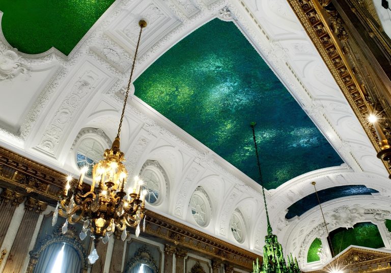 Permanent installation titled "Heaven of Delight" for the Hall of Mirrors in the Royal Palace of Brussels